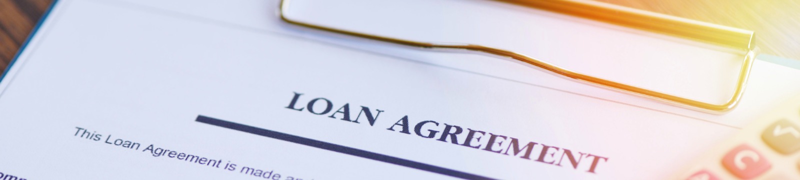 picture of loan agreement form